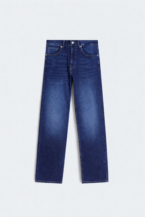 Basic Slim Fit Dark Blue Jeans
