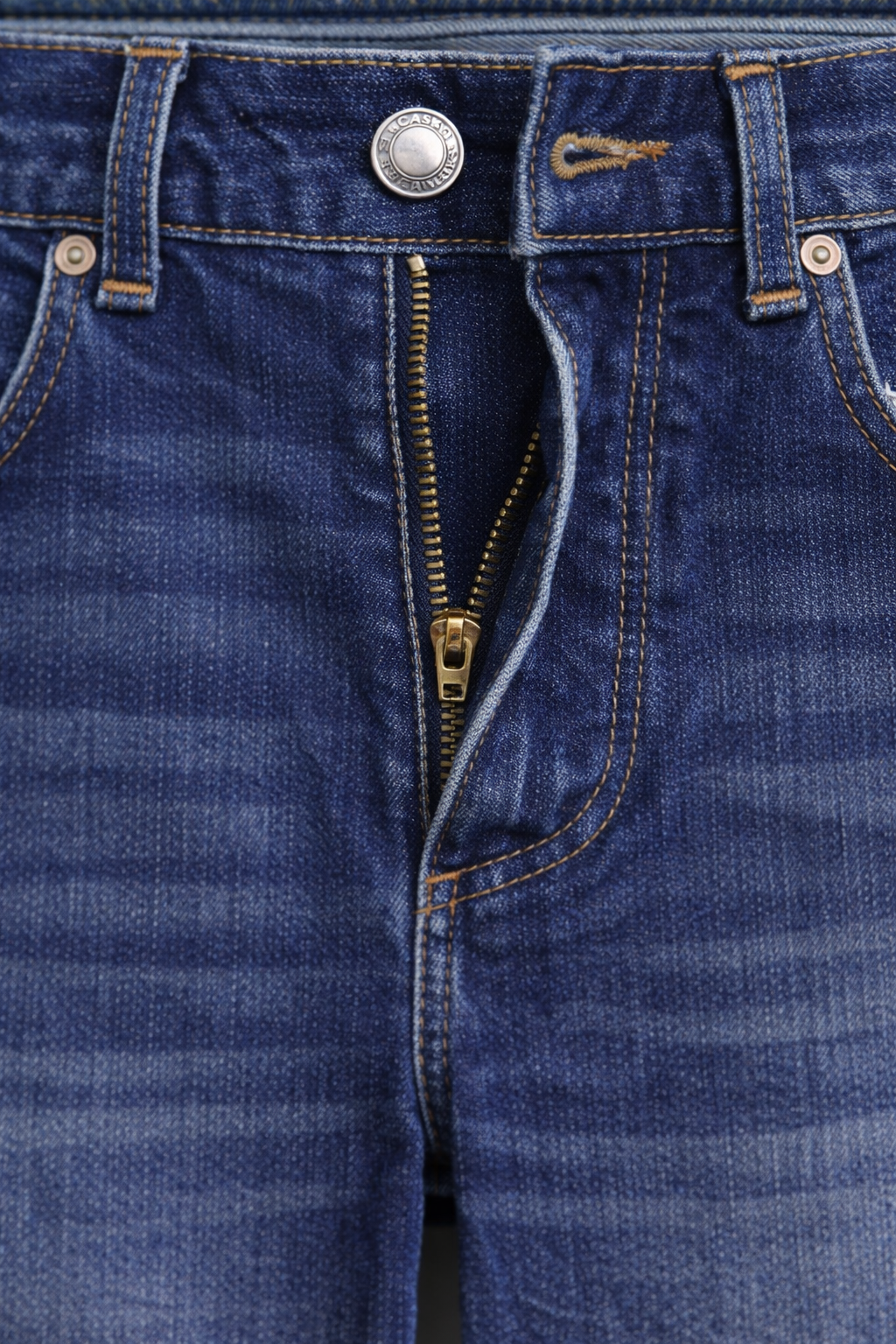 Basic Slim Fit Dark Blue Jeans