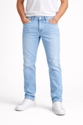 Basic Slim Fit Light Blue Faded Jeans