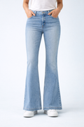 Light blue Mid-Rise Flared Jeans