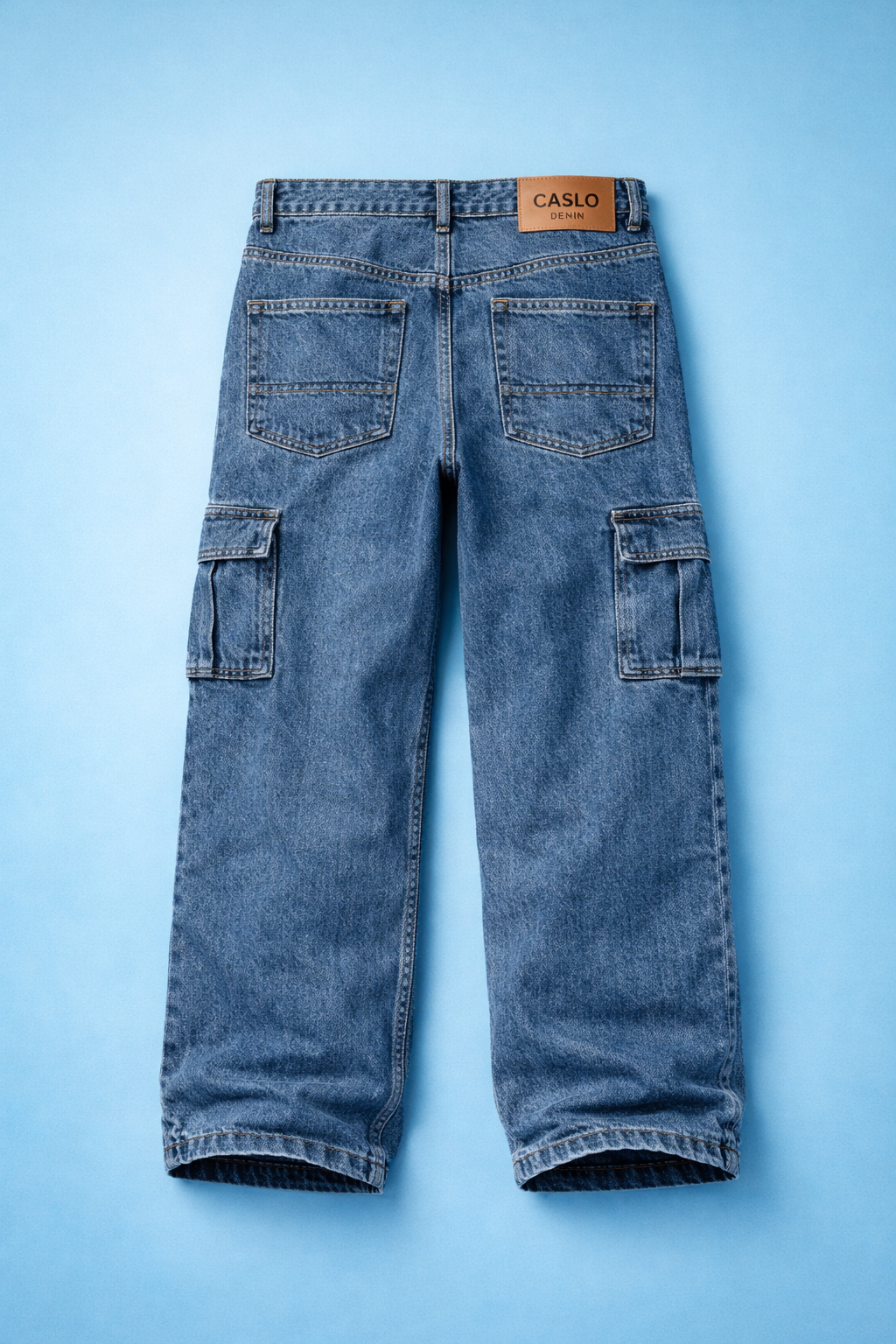 Premium Denim Cargo Trouser