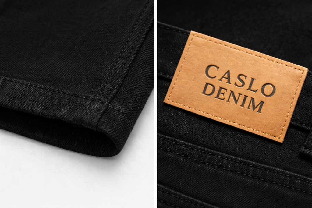 Black Classic Stretchable Denim Pants